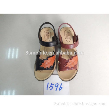 leather ladies summer sandal